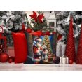 thumbnail image 2 of Carolines Treasures DAC4065PW1414 14 x 14 in. Bedlington Terrier & Santa Claus Throw Pillow, 2 of 6