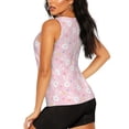 thumbnail image 3 of Easygdp Easter Cute Rabbit Women's Workout Tank Top, Running Top, Hiking Shirt, Quick-Dry for Running, Yoga, Hiking - XX-Large, 3 of 9