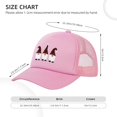 thumbnail image 3 of Christmas Gnomes Hat Mesh Trucker Hat Funny Baseball Cap Men Women, 3 of 6
