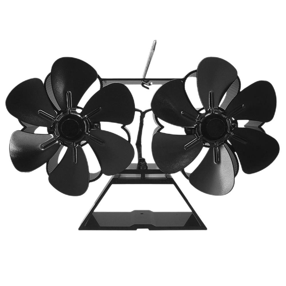 Wood Stove Fan12Blades Dual Motors Stove Fan with Overheating