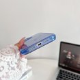 thumbnail image 2 of Allytechgroup Phone Case for Apple iPhone 16, Compatible with MagSafe Stylish iPhone 16 Case with Glitter Bling Design, Shockproof Dual Layer iPhone 16 Cover, Clearblue, 2 of 9