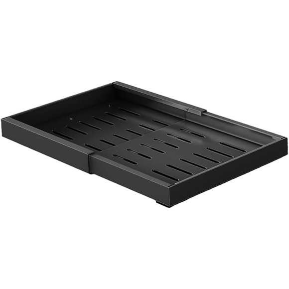 Organisateur d'Armoire Extensible à Tirer, Tiroirs Coulissants Robustes, Étagères d'Armoire Adhésives et Fixes, Convient pour Cuisine Garde-Manger Salle de Bain, Solution de Rangement Gain de Place