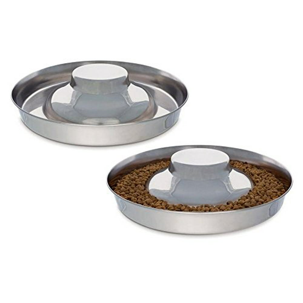 Stainless Steel Multi Puppy Litter Feeder Dish Bowl Choose Size (14 1