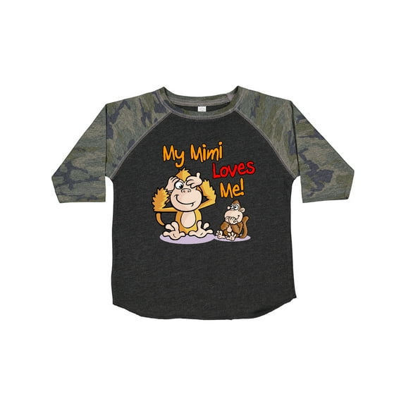 Inktastic My Mimi Loves Me Monkey Boys or Girls Toddler T-Shirt