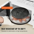 thumbnail image 4 of VEVOR 2PCS Microwave Splatter Covers, 10.4" Collapsible Microwave Lid for Food, 300°F Heat-Resistant PP Splatter Guard for Plate Dish, Multi-Use Kitchen Colander Gadget for Washing Fruits Vegetables, 4 of 9