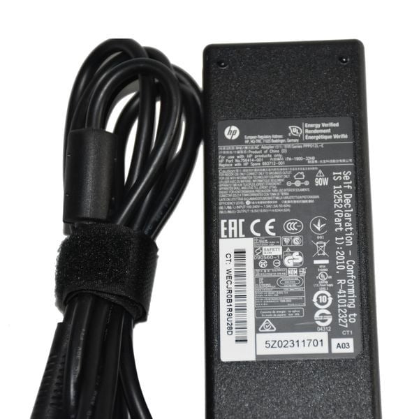 Pre-Owned Nuxkst 90W AC/DC Adapter for TPC-LA57 HSTNN-CA13 PPP012D-S P/N 709566-012 773553-001 756414-001 677777-002 616072-001 902991-003 L40098-001 A090A00DL ADP-90WH K Power Supply Charger