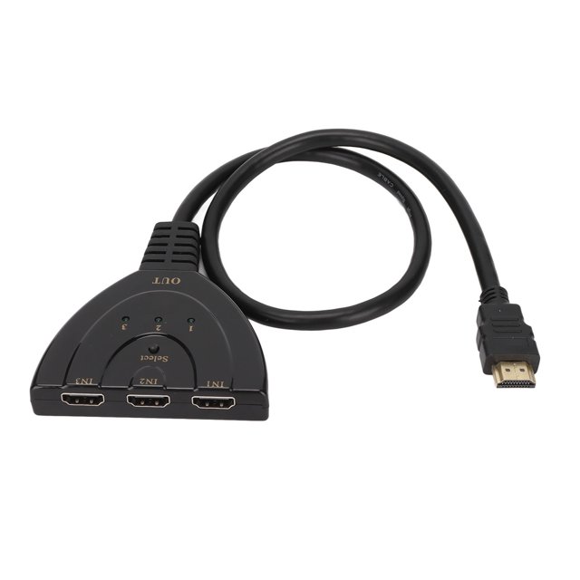 ZOUSSIQI Commutateur 3x1 Haute Résolution HD 4K 1080P Interface Multimédia HD pour Boîtier de Câble PS3 EL22513466