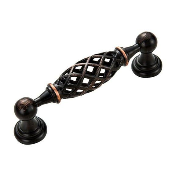 Vintage Metal Bird Cage Pull Handles Cupboard Wardrobe Drawer Furniture Knob