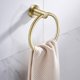 thumbnail image 5 of El toallero de anillo de toalla es adecuado para el toallero de baño Hardware de baño montado en la pared Gancho de toalla redondo simple Sus 304 Acero inoxidable,11 Feliz Sencillez, 5 of 5