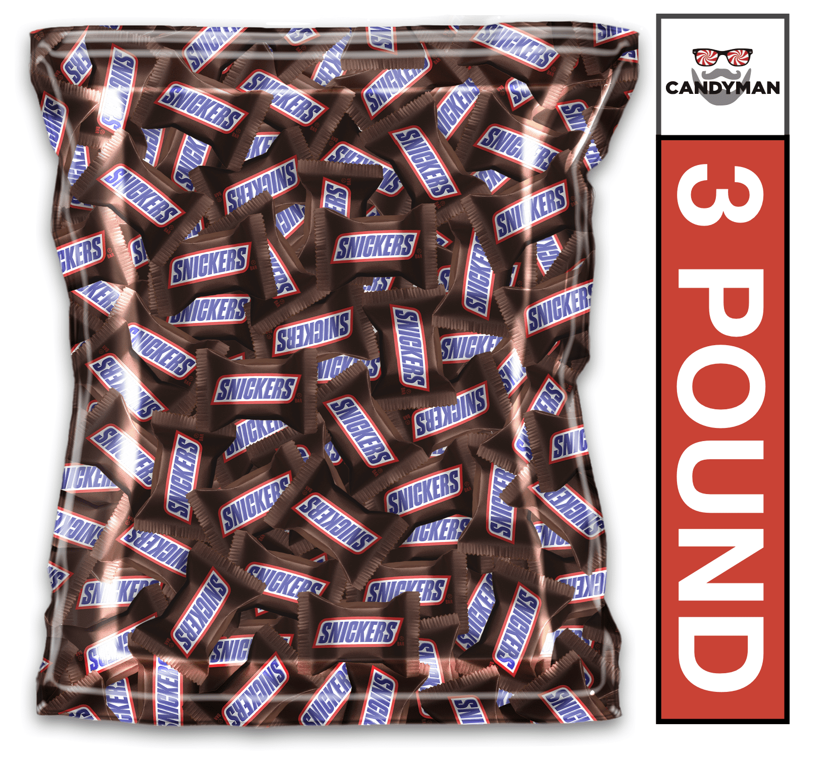 Snickers Candy Bars 3 Pounds Pack Party Favors for Kids - Walmart.com