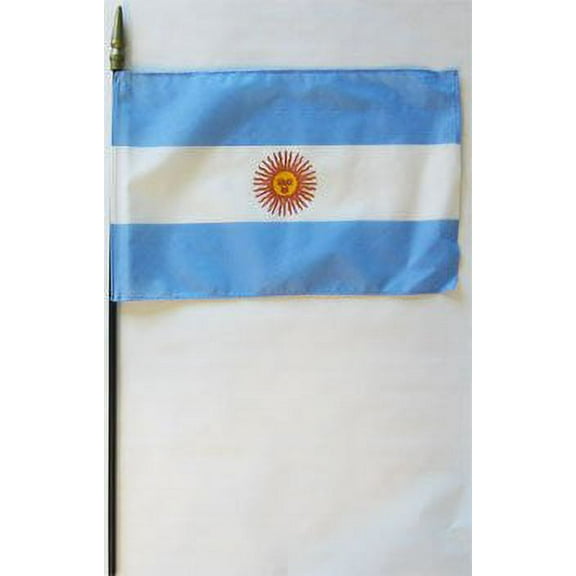 Argentina - 8"X12" Stick Flag