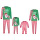 thumbnail image 5 of Patrón de Papá Noel Top de manga larga Pantalones Casual Familia Cintura elástica Traje diario, 5 of 9