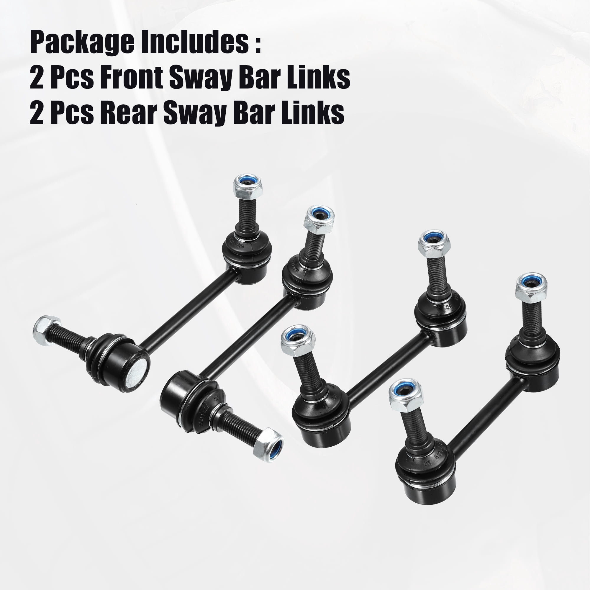 4 Pcs Front Rear Left Right Sway Bar Links Stabilizer Bar Link for Jeep Grand Cherokee 2011-2015
