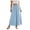 Light Blue# skirts for women, variant on Casual Skirts for Women with Pockets Elastic Waist Linen Vacation Skirt Flowy Maxi Skirts Fashion Clothing Wine S