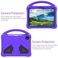 thumbnail image 2 of Kids Case for iPad Air 11 Inch 2024 / iPad Pro 11 Inch 5th Generation 2024 with Kickstand/Handle Stand Lightweight Soft EVA Foam Shockproof Silicone Cover Boy Girl, Purple, 2 of 7