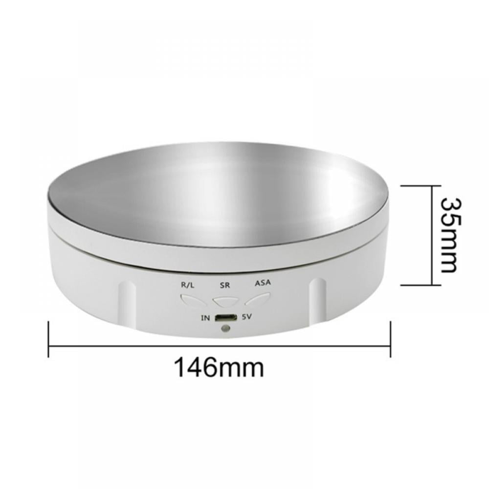 USB or Battery Powered 360° Rotating Rotary Display Stand Turntable