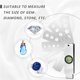 thumbnail image 4 of Calibrador Diamante, Accesorio Para Equipo De Joyería, Herramienta De Medición De Piedra, Calibre De Ventilador De Gemas De Diamante, Herramienta De Medición De Gemas, 4 of 7