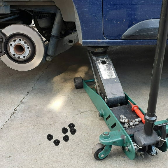 Hemoton 12Pcs Universal Hydraulic Jack Oil Plugs Rubber Oil Filler Plugs for Horizontal and Vertical Jacks Car Engine Oil Drain Plug Black