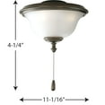 thumbnail image 3 of Ashmore Collection Two-Light Ceiling Fan Light, 3 of 3