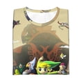 thumbnail image 7 of The Legend of Zelda Game Teen T-Shirt Crewneck Short Sleeve Double-Sided Print Summer Tee Shirts Top For Youth Boys Girls Children Medium, 7 of 7