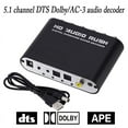 thumbnail image 2 of MesaSe PENGXAING Digital 5.1 Audio Decoder Dts/Ac-3 Optical To 5.1-Channel Rca Analog Converter Sound Audio Adapter Amplifier Converter New Consumer Electronics, 2 of 9