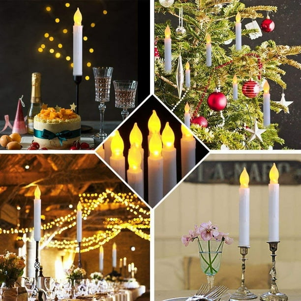 Candelabro De Adviento LED Idena: Madera Natural Con 7 Velas LED Blanco Cálido, Seguro Y Sin Llamas - Decoración Navideña Inolvidable