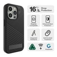 thumbnail image 5 of ZAGG Denali Snap iPhone 15 Pro Case with Kickstand for Phone - Drop Protection (16ft/5m) Dual Layer Textured Cell Phone Case for iPhone 15 No-Slip Design MagSafe Phone Case, 5 of 9