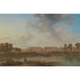 thumbnail image 3 of Alexandre-Jean Noël 18x13 Black Modern Framed Museum Art Print Titled - A View of Place Louis Xv, 3 of 5