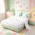 thumbnail image 3 of Manfei Cute Bowtie Polkadot 7-Piece Twin Bedding,Green Dreamy Bowknot Bedding Comforter Set,Polkadot Reversible, 3 of 7