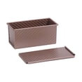 thumbnail image 1 of Home Baking Wonder: Pullman Loaf Pan with Lid, Even Heating Carbon Steel Multipurpose Baking Tray, Non-Stick Coating Loaf Pan for Home Professional Use, 1 of 5