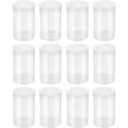 thumbnail image 1 of 12 PCS Clear Film Canisters with Lids, Film Canister Rocket Tube for Science Art Project, Empty Small Film Cans Sewing Storage Case Containers for Supplement Bead Fish Hook, 1 of 7