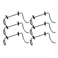 thumbnail image 3 of kurtrusly 6x Iron Wall Mounted Wine Rack Multifunction for Wine Storage Home Bar Right, 3 of 8