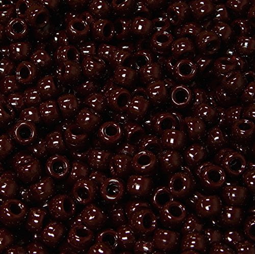 Jolly Store Crafts Maroon 9x6mm Pony Beads, Made in USA, 500pcs