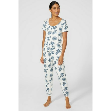 

Debenhams Womens Jersey Floral Cuffed Pajama Bottoms