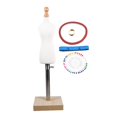 thumbnail image 4 of LEEYNEER Créateur de Robe Mannequins Support de Robe de Poupée Design de Vêtements Mannequin Couleurs Assorties 1Pcs, 4 of 7