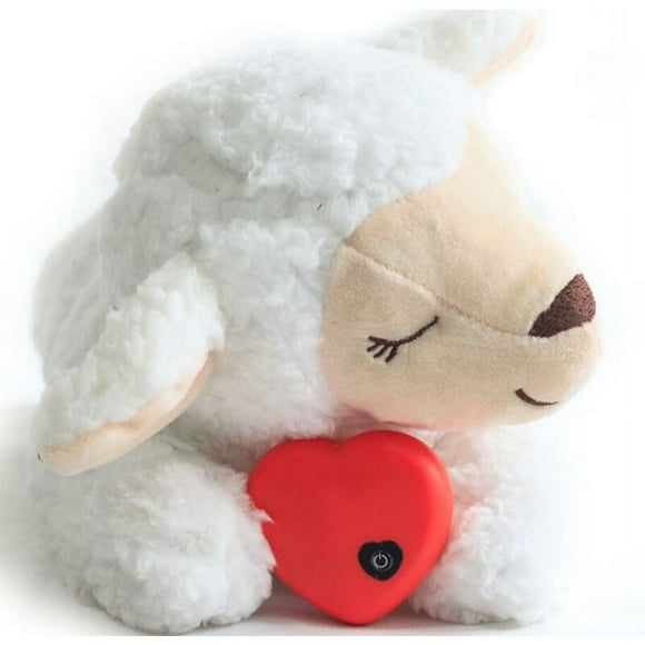 Jinsinto Puppy Toy - Behavioral Aid, Heartbeat Sheep White Dog Toy 1 Unit