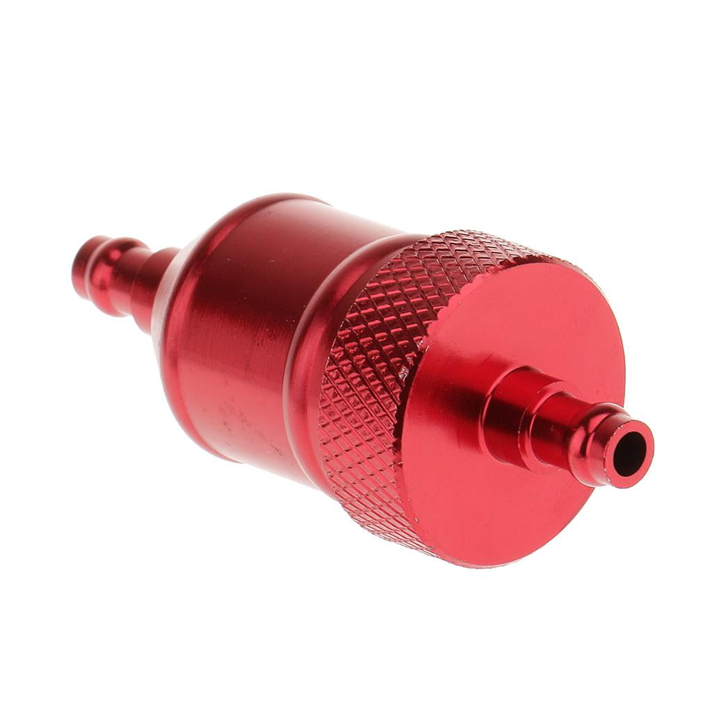 1/4" 6mm Aluminum Inline Fuel Gas Filter For Motorcycle Pit Dirt Bike