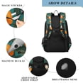 thumbnail image 4 of FORMRS Unisex School Backpack 17" Student Travel Bag with Laptop Compartment, Orange Leaves, 4 of 7