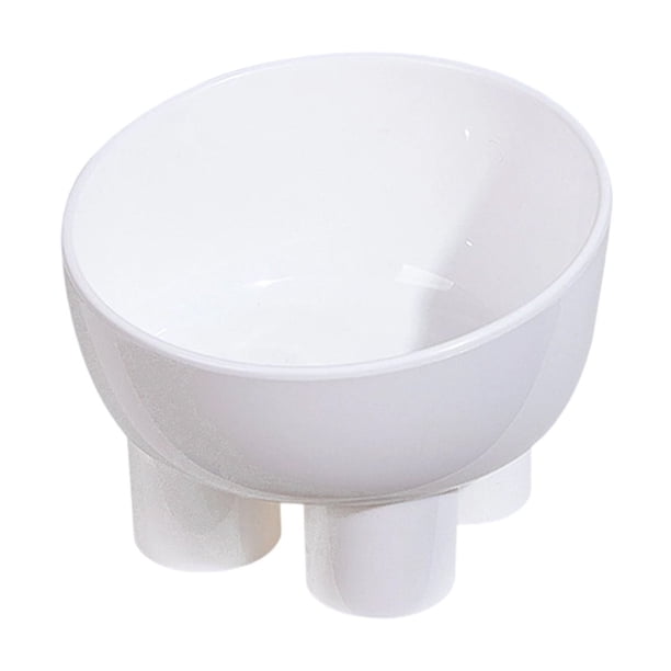 Comedero para gatos con forma de pata de elefante, elevado 15°, con almohadilla de silicona, antivómito, adecuado para gatos de todas las edades.