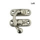 thumbnail image 5 of Kenally Candado antiguo Cerradura de gancho de hierro Cerradura de seguridad Oculto Capturas Decoración Joyero Muebles Accesorios de hardware Herramientas y ferretería Gancho izquierdo plateado, 5 of 6