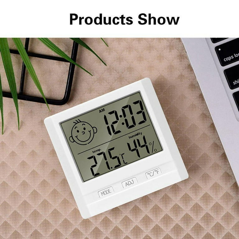 3 Pcs Outdoor/Indoor Thermometer Hygrometer Humidity Meter Thermometers Temperature Humidity Gauge Meter with Celsius/Fahrenheit (/) for Patio Field