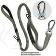 thumbnail image 1 of Collar multifunción para perros, diseño duradero, doble asa, elástico, con tiras reflectantes, con hebilla de arnés, adecuado para entrenamiento de perros de tamaño mediano y protección de seguridad, 1 of 6