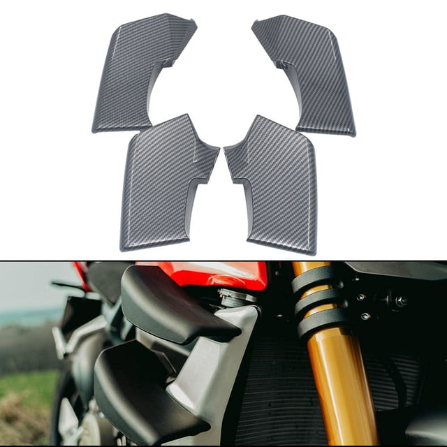 Lefu For DUCATI Streetfighter V4 /S/SP V2/S Carbon Fiber Spoiler Fxed Winglets Wings