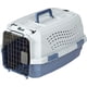 thumbnail image 1 of Transportadora de 2 puertas de carga superior para perros, gatos y mascotas, gris y azul, 58 cm de largo x 38 cm de ancho x 33 cm de alto, 1 of 5
