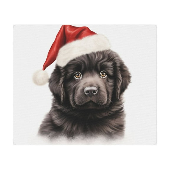 DistinctInk Mouse Pad - 1/4" Foam Rubber - Newfoundland Puppy Drawing