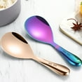 thumbnail image 5 of Rice Paddle, Rice Spoon with Stainless Steel, Rice Serving spoon, Non-Stick Rice Spatula, Upgrade and Elegant, 1Pcs, 5 of 6