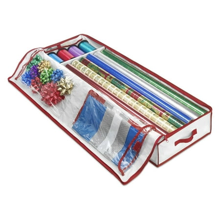 christmas gift wrap storage chest by whitmor walmart com christmas gift wrap storage chest by whitmor walmart com