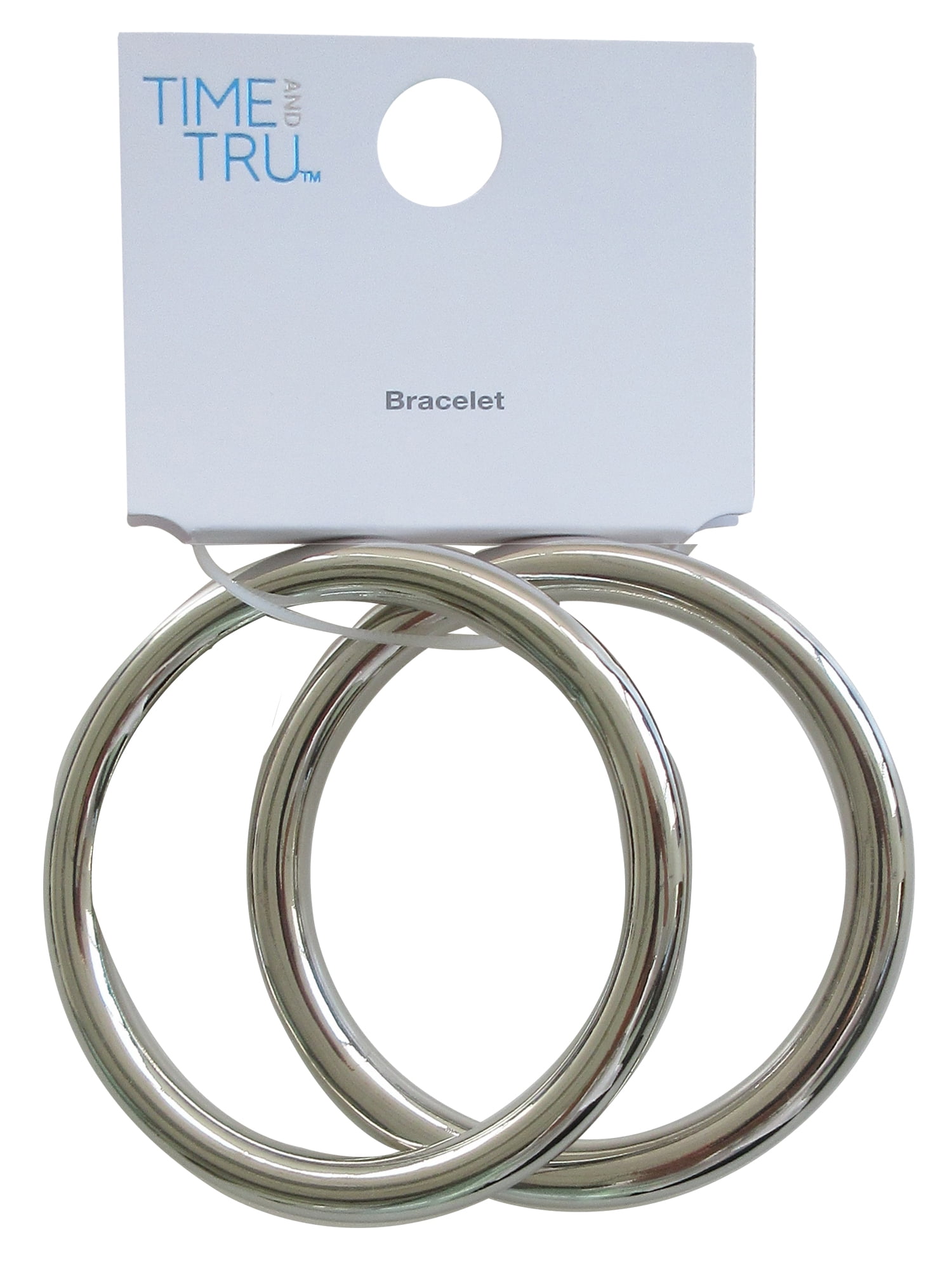 Time and Tru Women's Round 2 Bangle Set in Gold Plated Iron