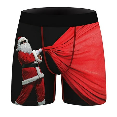 

Christmas Gift Boxer Briefs Underwear Men s Christmas Christmas Carnival Masquerade Christmas Eve Adults Party Christmas