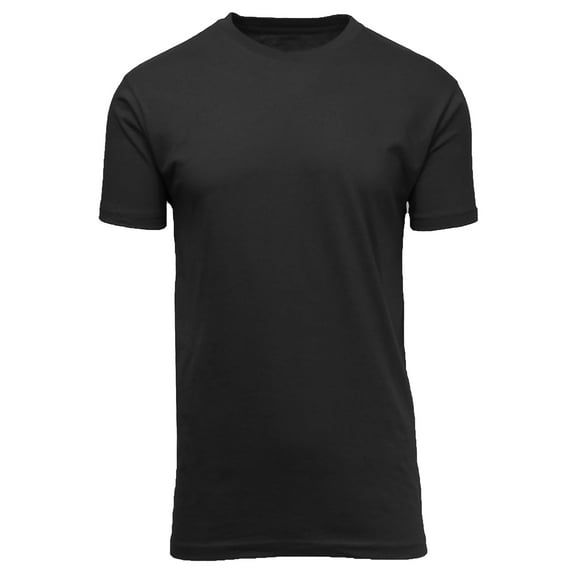 Men's Short Sleeve Crew Neck Modern Fit Cotton Blend Classic Tee (S-3XL)
